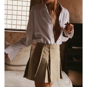 Zara Tan Mini Skirt